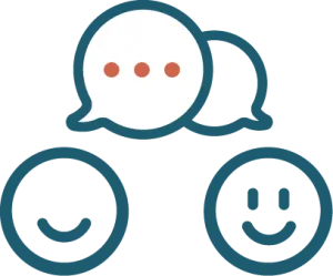 icone de personnages en train de discuter